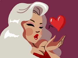 Express yourself with these whimsical pop-culture vignettes of modern women
