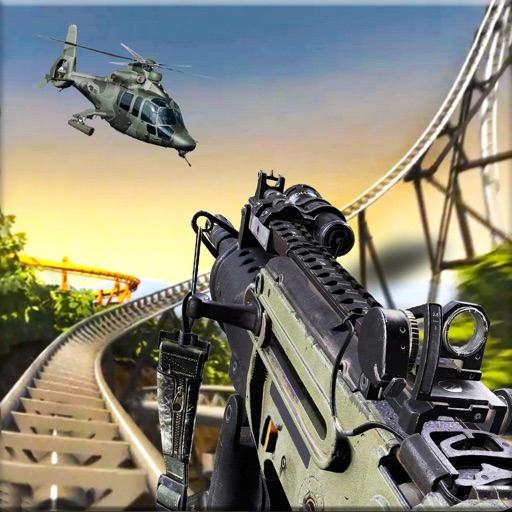 Roller Coaster Army Commando Battle: Shooting Game icon