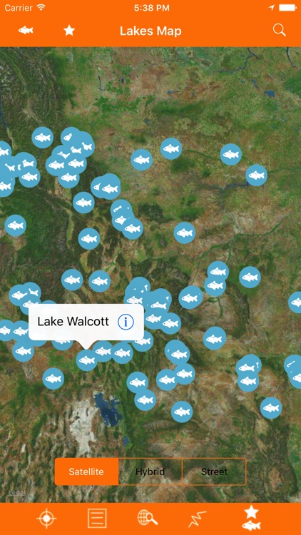Wyoming, Montana, Idaho - Fishing Lakes
