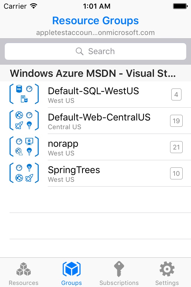 Console for Microsoft Azure screenshot 2