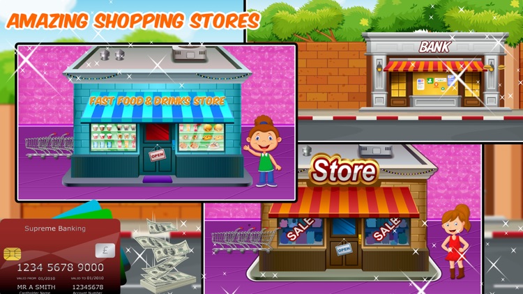 ATM Shopping Cash Simulator- Credit Card Game screenshot-3