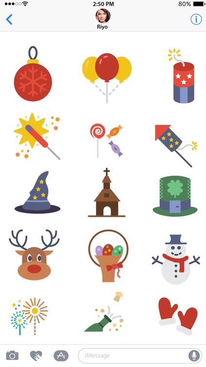 Christmas Holiday Countdown Stickers!