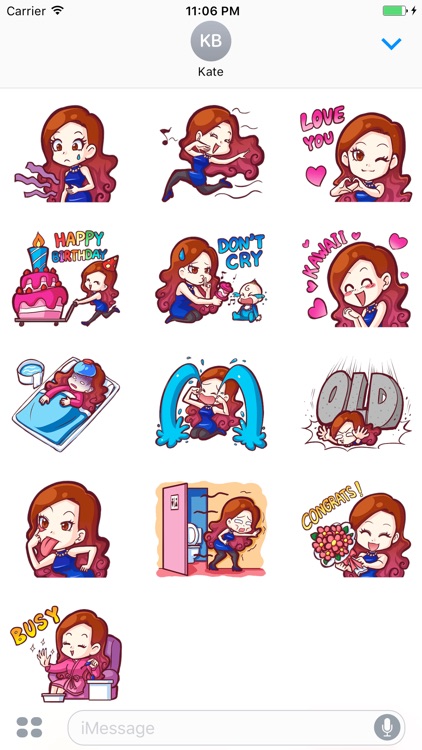 Selena Red Hair Girl Inlove Sticker