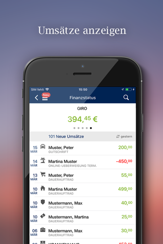 BW Mobilbanking screenshot