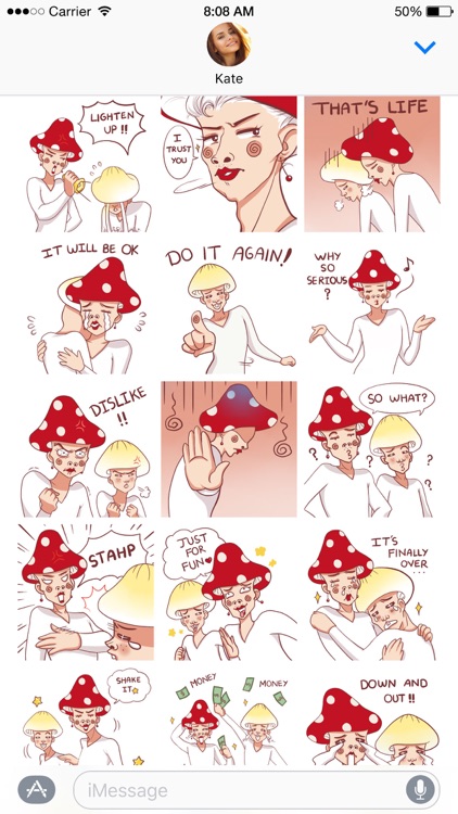 Mushroom Bros stickers screenshot-3