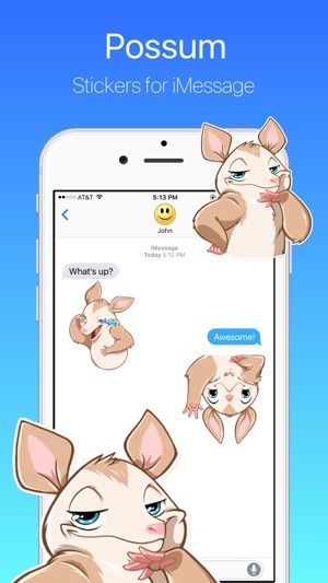 Cheerful and Funny Possum Stickers(圖1)-速報App