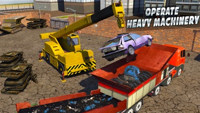 Monster Car Crusher Crane: Garbage Truck Simulator 1.0 IOS -