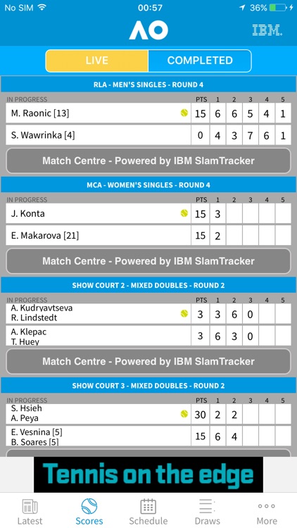 Australian Open Tennis Championships 2017