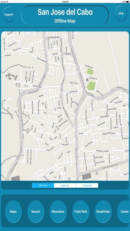 San Jose del Cabo Mexico Offline City Map Navigate