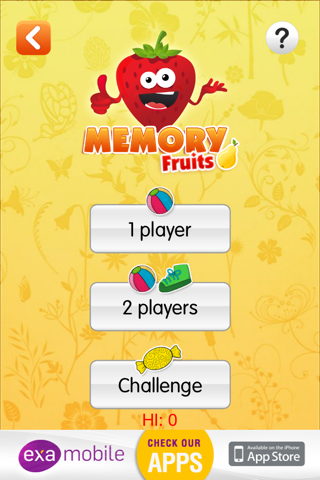 Memory Fruits - Freemium Match Game - náhled