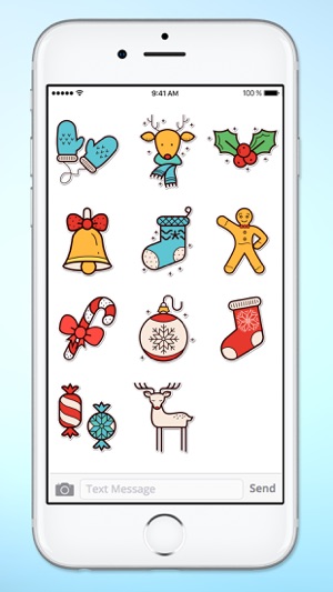 Winter Holiday Icons Sticker Pack(圖5)-速報App