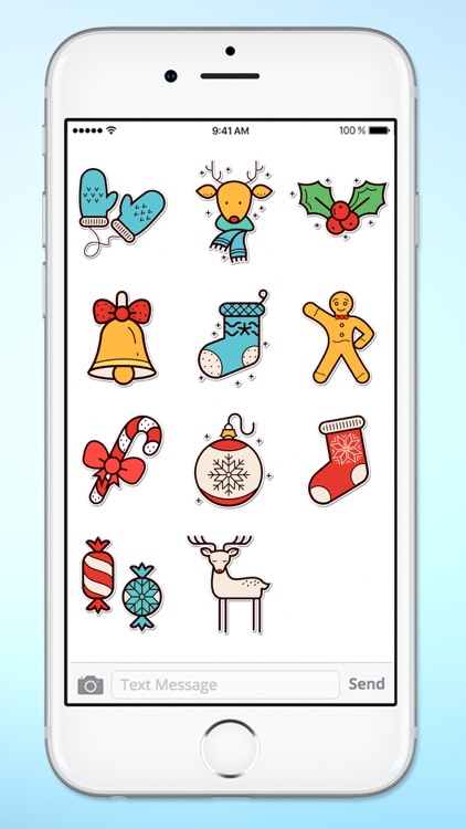 Winter Holiday Icons Sticker Pack screenshot-4