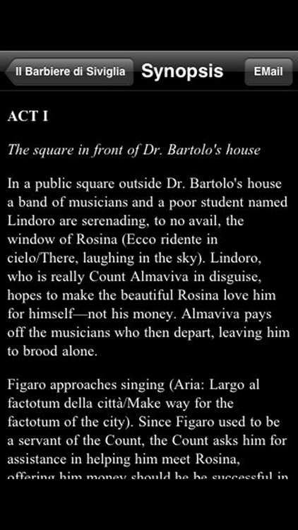 Opera: The Barber of Seville Barbiere di Siviglia screenshot-3