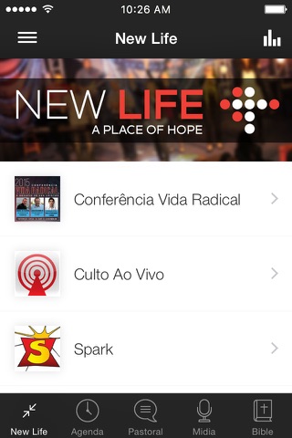 NEW LIFE US APP - náhled