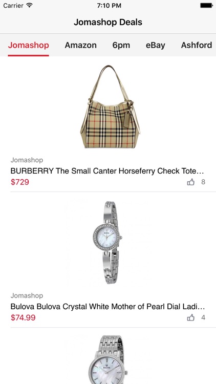 Jomashop Deals-free online deals sharing app