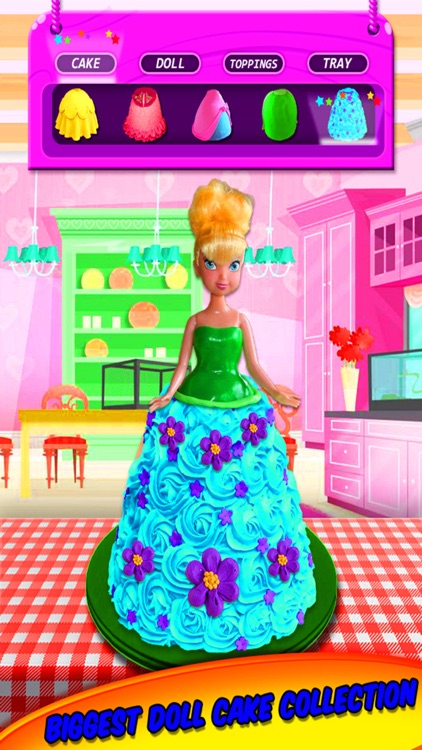 DIY Princess Doll Cake Shop Baker - Design It Girl screenshot-3