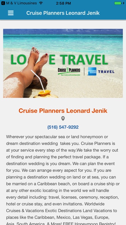 Cruise Planners Leonard Jenik