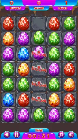 Game screenshot Crystal Egg Mine : gem swap puzzle games apk