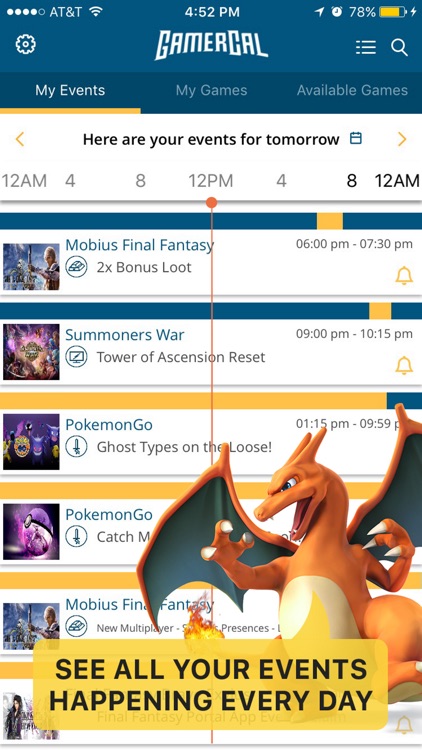 GamerCal - Gamer Guide Event Tracking + Tips