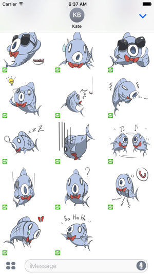 表情貼紙 Hellowe Stickers: Mr Fish(圖3)-速報App