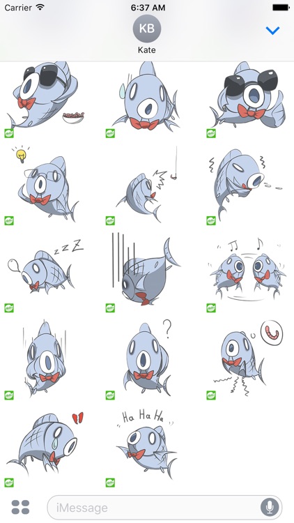 Hellowe Stickers: Mr Fish