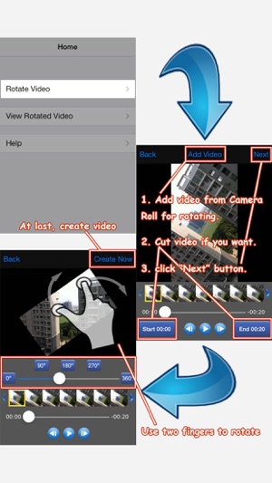 Rotate Video 360° - Any Angle