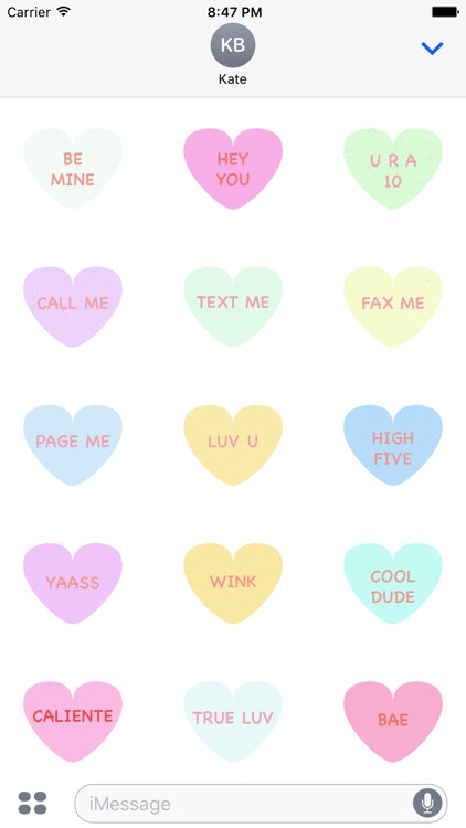 Be Mine: Valentine's Day Heart Stickers screenshot-4