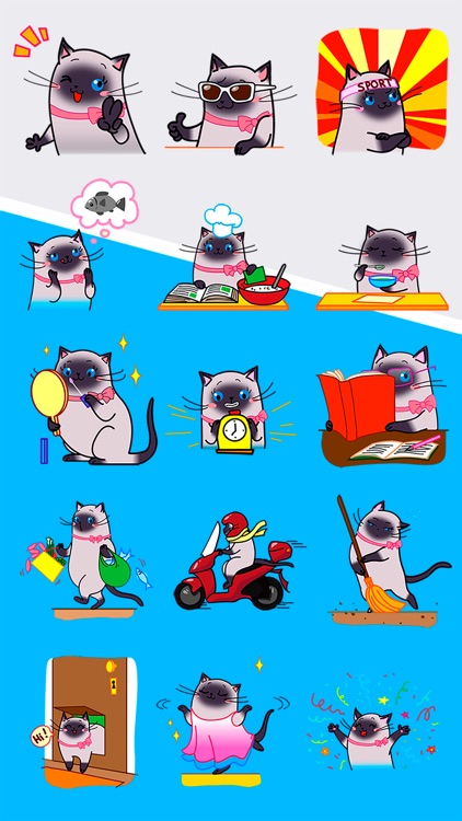 Sima The Cat Stickers Pack 2