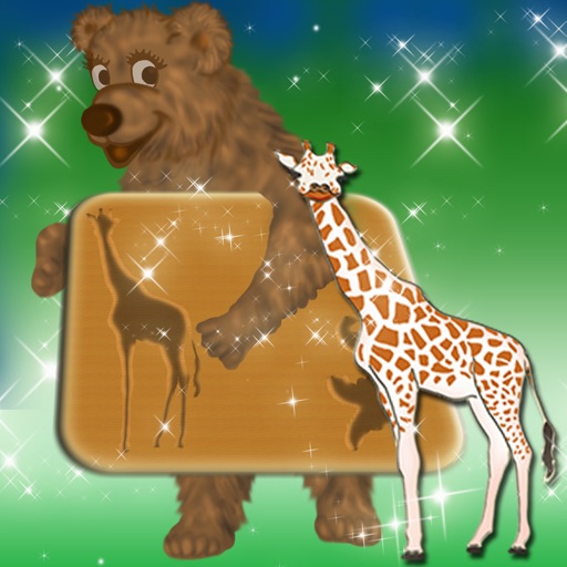 Wood Puzzle Match The Animals icon