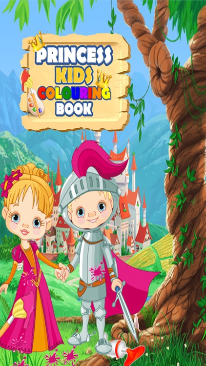 Princess Kids Coloring Book Pro