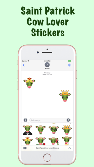 Saint Patrick Cow Lover Stickers(圖1)-速報App