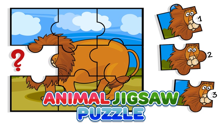 Animal Jigsaw Puzzle Games Kids Toddlers Learning