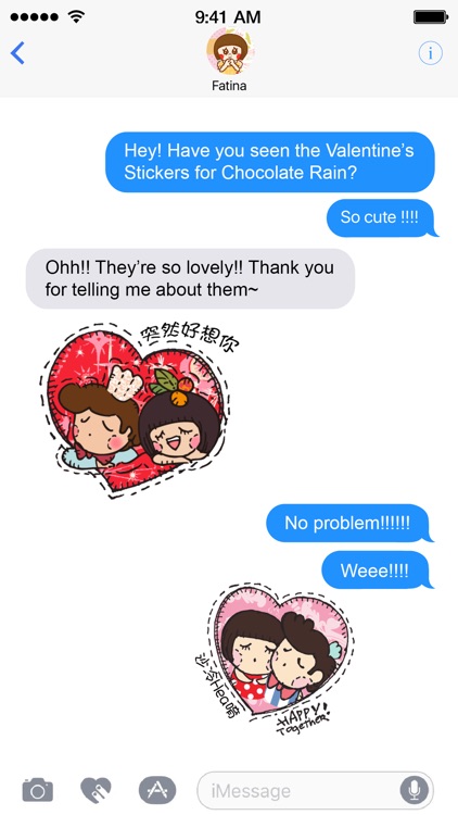 Romance Chocolate Rain Stickers