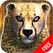 野生 猎豹 模拟器 游戏 - 动物 生存 3D