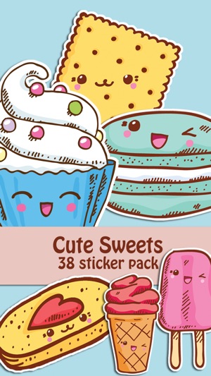 Cute Sweets Sticker Pack(圖1)-速報App