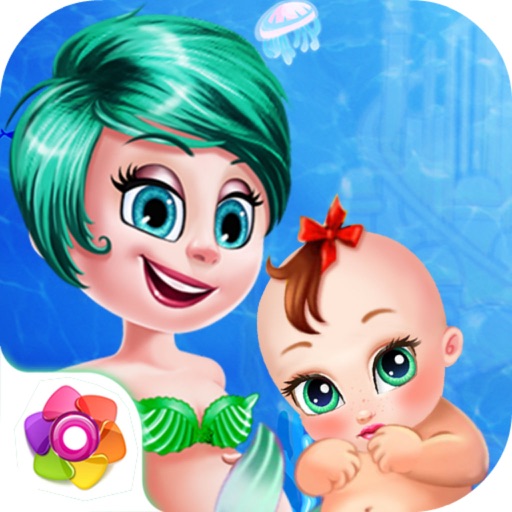 Fantasy Baby’s Mermaid Mommy-Pretty Makeup iOS App