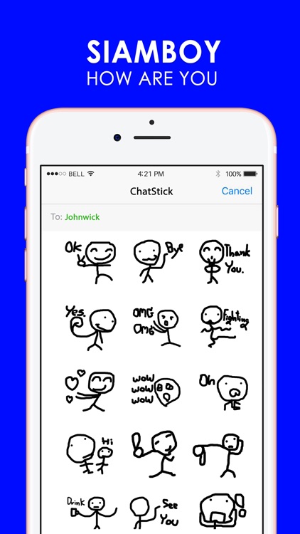 Siamboy Stickers Emoji Keyboard By ChatStick
