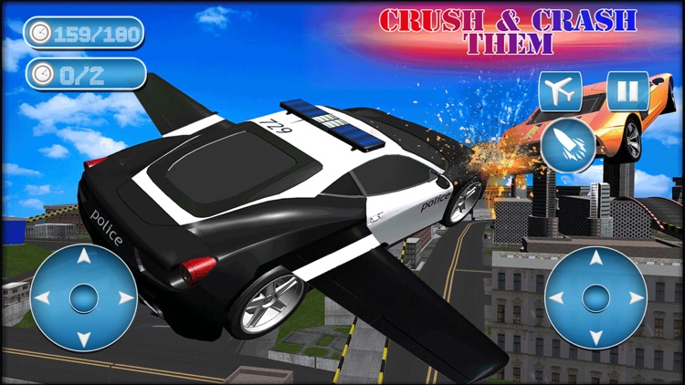 Flying Cars Police Battle Pro screenshot-3