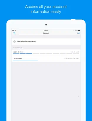 Captura de Pantalla 5 Mobile Backup for Business iphone