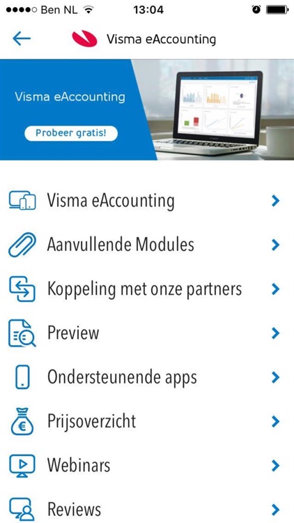 Visma eAccounting Preview