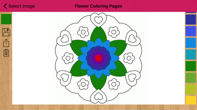 How to cancel & delete Flower Coloring Pages - Mandala Flower from iphone & ipad 4