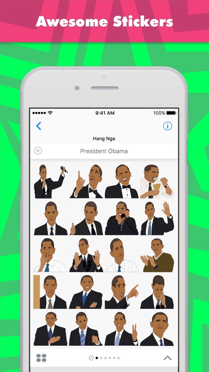 President Obama stickers by Hanna