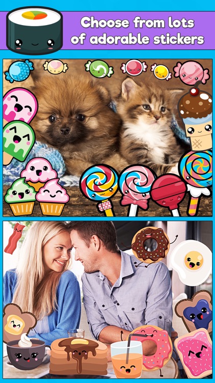 A Cute Kawaii Style Kids Photobooth Camera Chibi Sticker Maker + Fun for  Girls Boys and Family, Apps