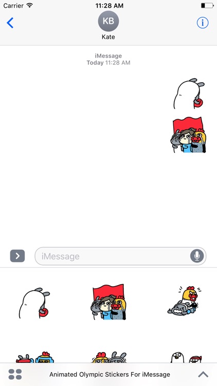 Animated Sports Stickers For iMessage screenshot-1
