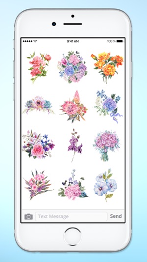 Watercolor Flower Bouquets Sticker Pack(圖3)-速報App