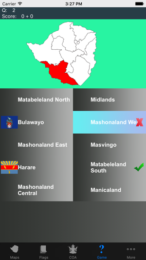 Zimbabwe Province Maps, Flags and Capitals(圖2)-速報App