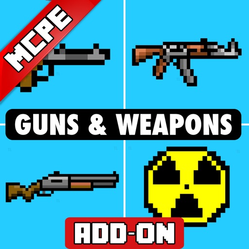 GUNS AND WEAPONS MCPE ADD-ON For Minecraft PE iOS App