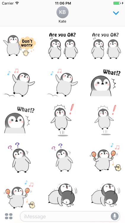 Abu The Little Penguin English Sticker screenshot-3