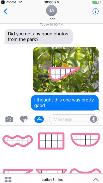 Lydian Smiles Sticker Pack screenshot-3