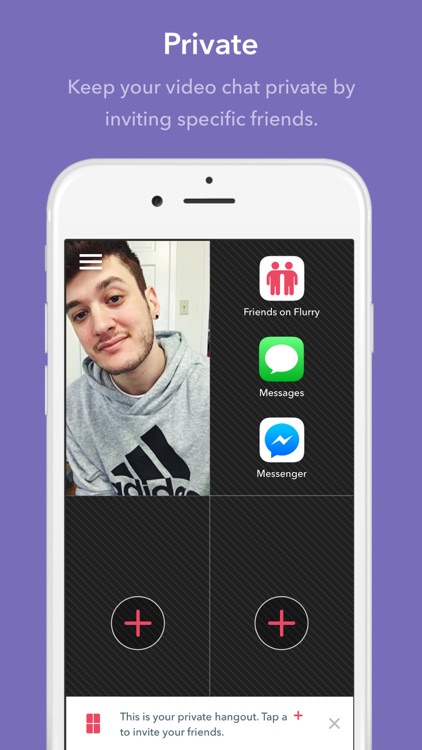 Flurry - Messaging and Group Video Chat screenshot-3
